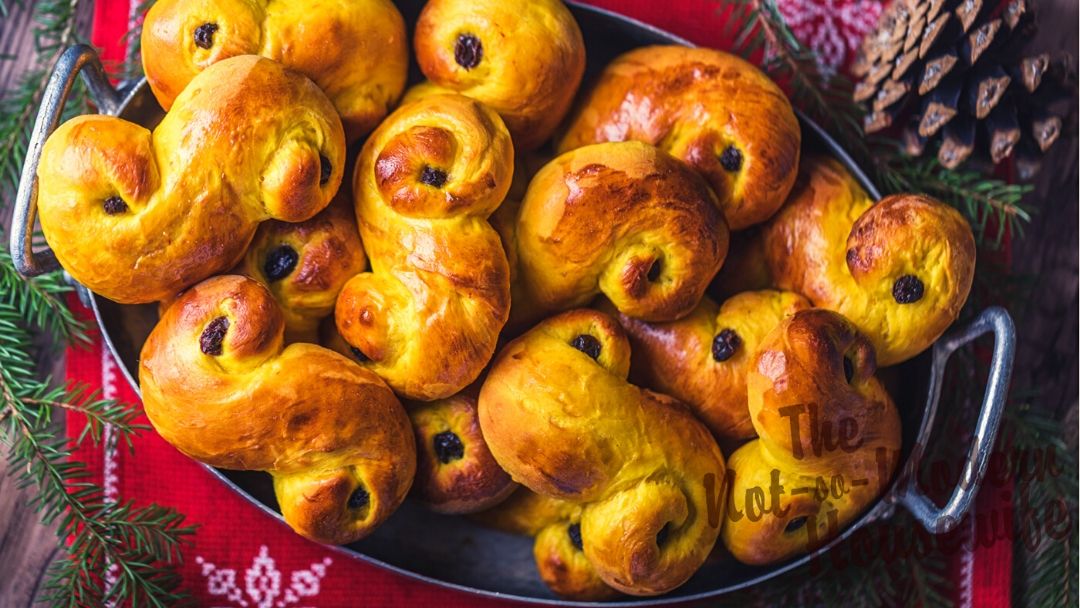 St Lucia Buns Swedish Saffron Bread   St. Lucia Buns 