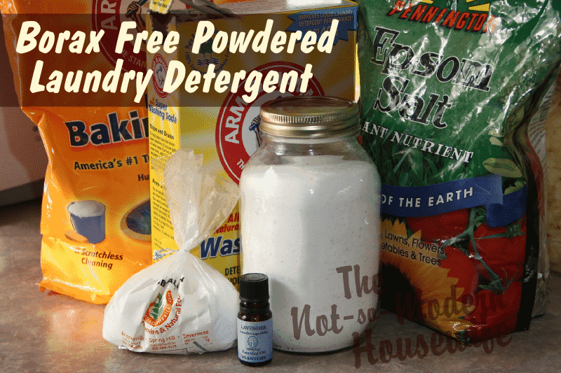 Powdered Borax Free Laundry Detergent