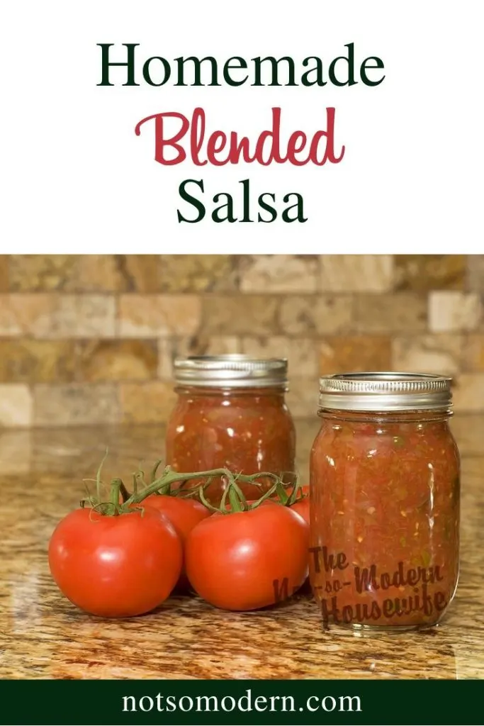 homemade salsa | The Not so Modern Housewife