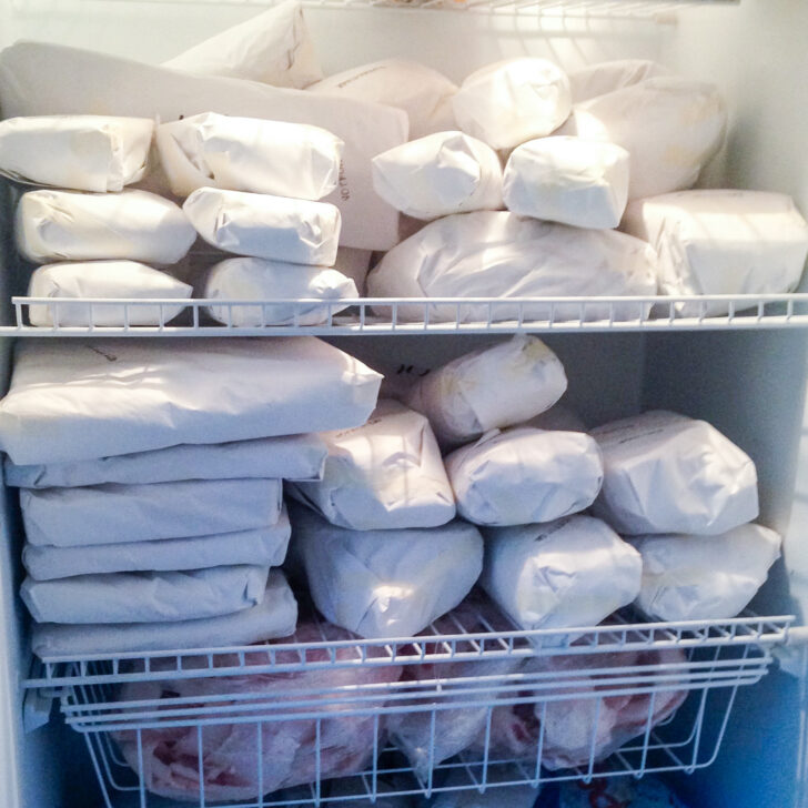 home grown meat wrapped in white butcher paper - how to hire a butcher