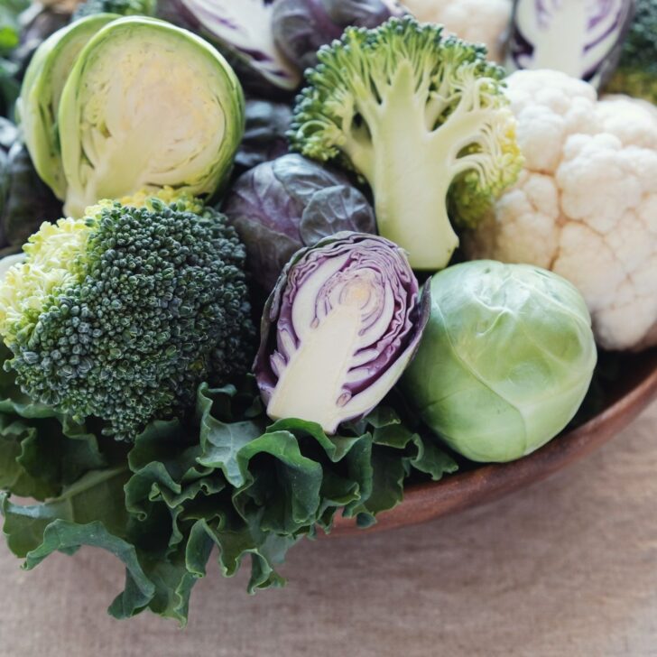 incorporate cruciferous vegetables to help with symptoms of estrogen dominance - broccoli, brussels sprouts, cauliflower, cabbage